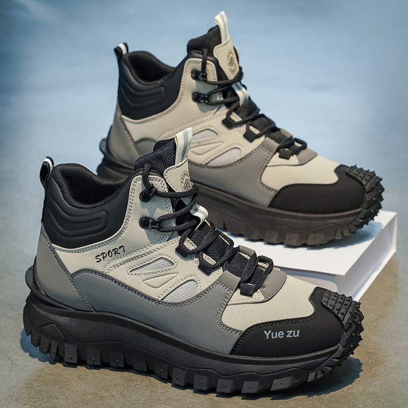 Outdoor Camping Adventures - Herren-High-Top-Stiefel, bequemes und atmungsaktives Futter, leicht