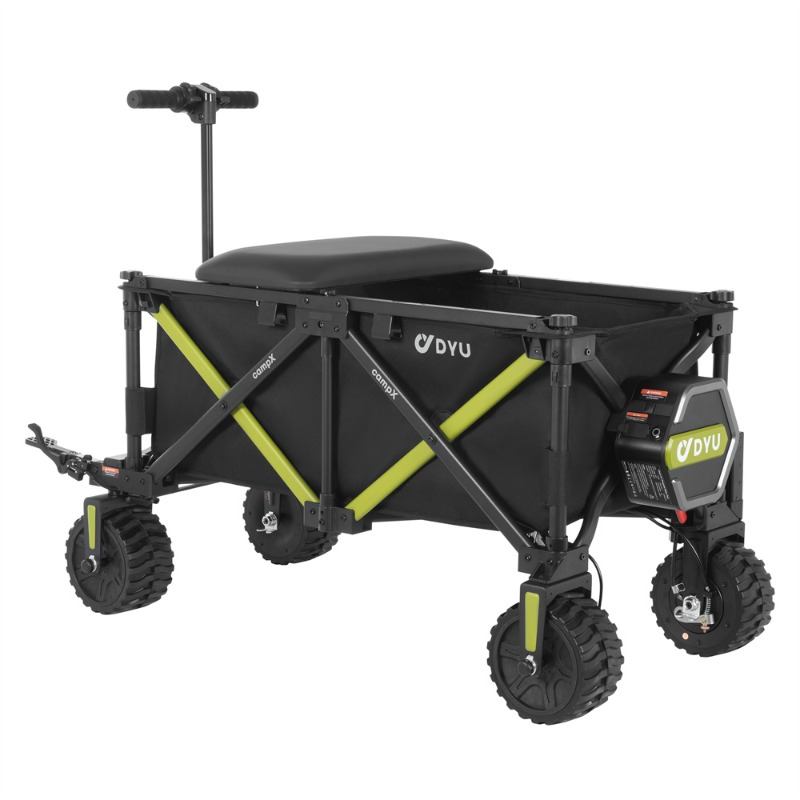 Outdoor Camping Vehicle Wagon - Airo DYU CampX Vierrad-Aluminium-Elektro-Campingwagen, faltbarer Outdoor-Campingwagen,