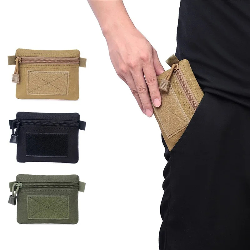 Outdoor Camping Stores - Wasserdichte Outdoor-Camping-EDC-Molle-Geldbörse, tragbare Reise-Reißverschluss-Hüfttasche für Wandern