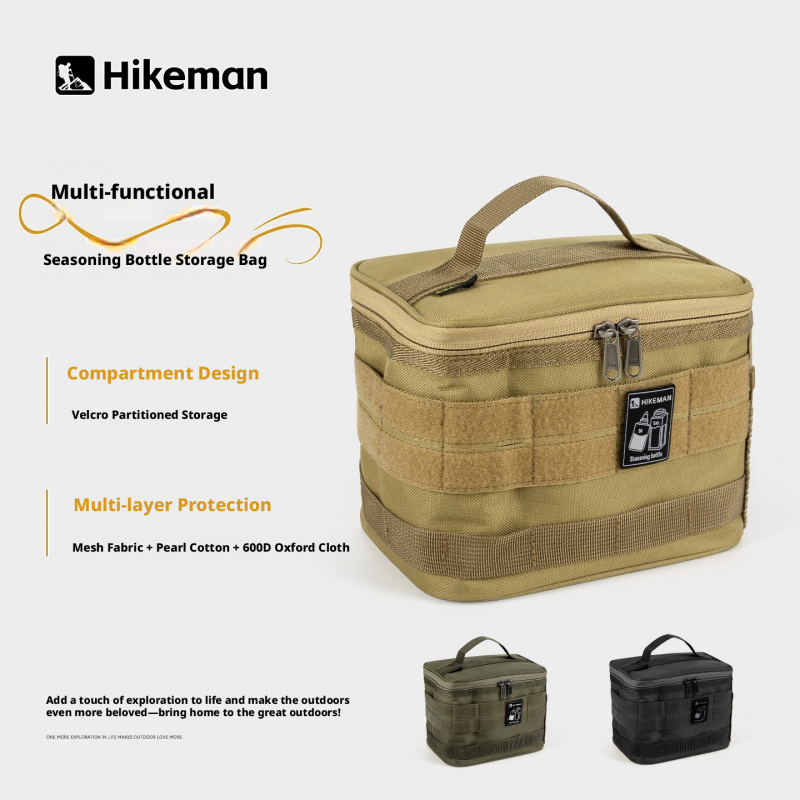 Outdoor Camping Stores - Hikeman Outdoor-Camping-Ausrüstungstasche, tragbar, großvolumig, mit unterteilten