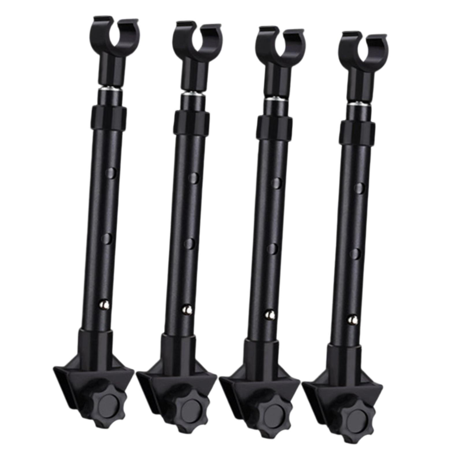 Outdoor Camping Vehicle Wagon - 4-teiliges Wagen-Dachstangen-Set für Outdoor-Ausrüstung, Wandern, Robuste