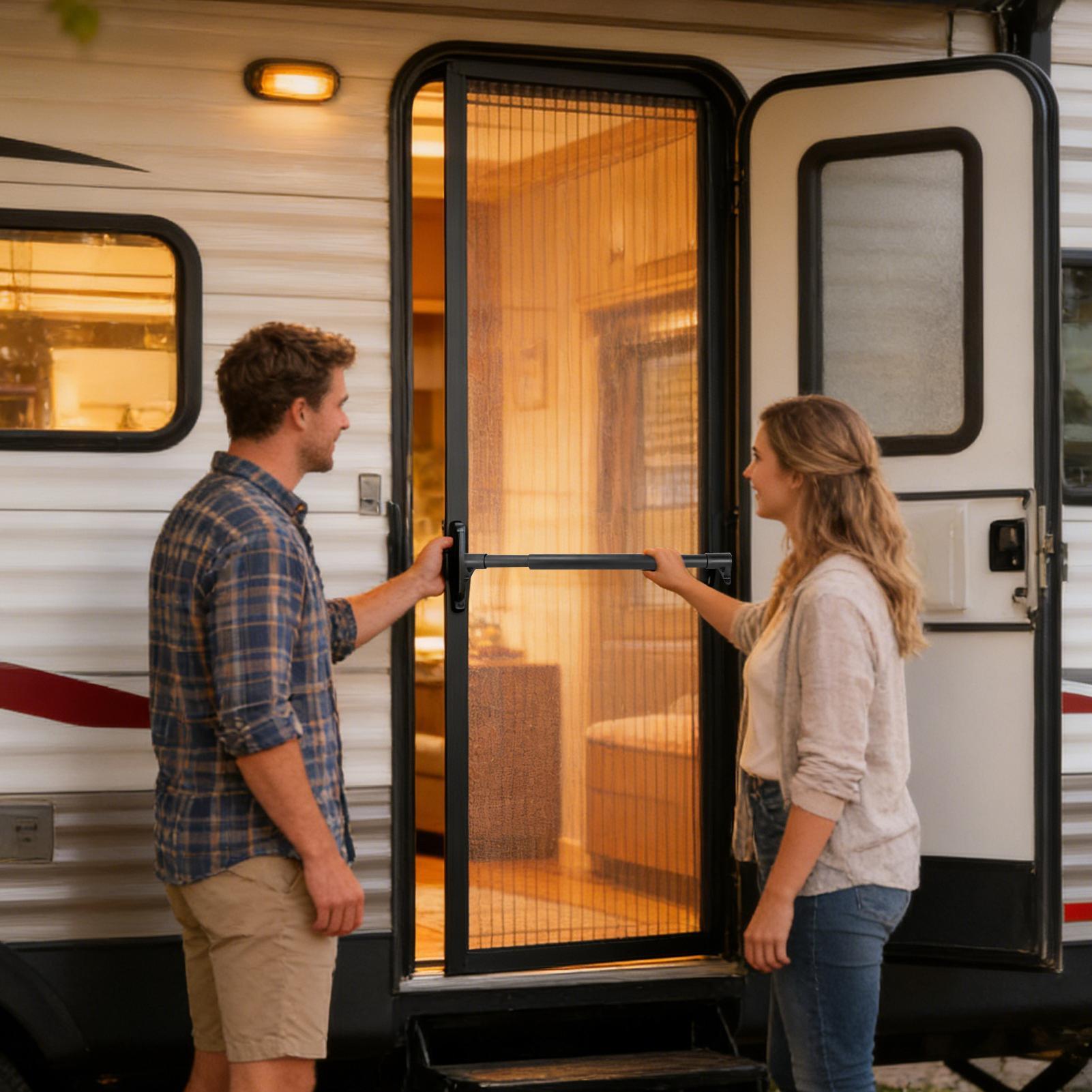 Outdoor Camping Rentals - RV-Türgriff, verstellbar, für Wohnmobil, Mietwohnwagen, Reisecamping,