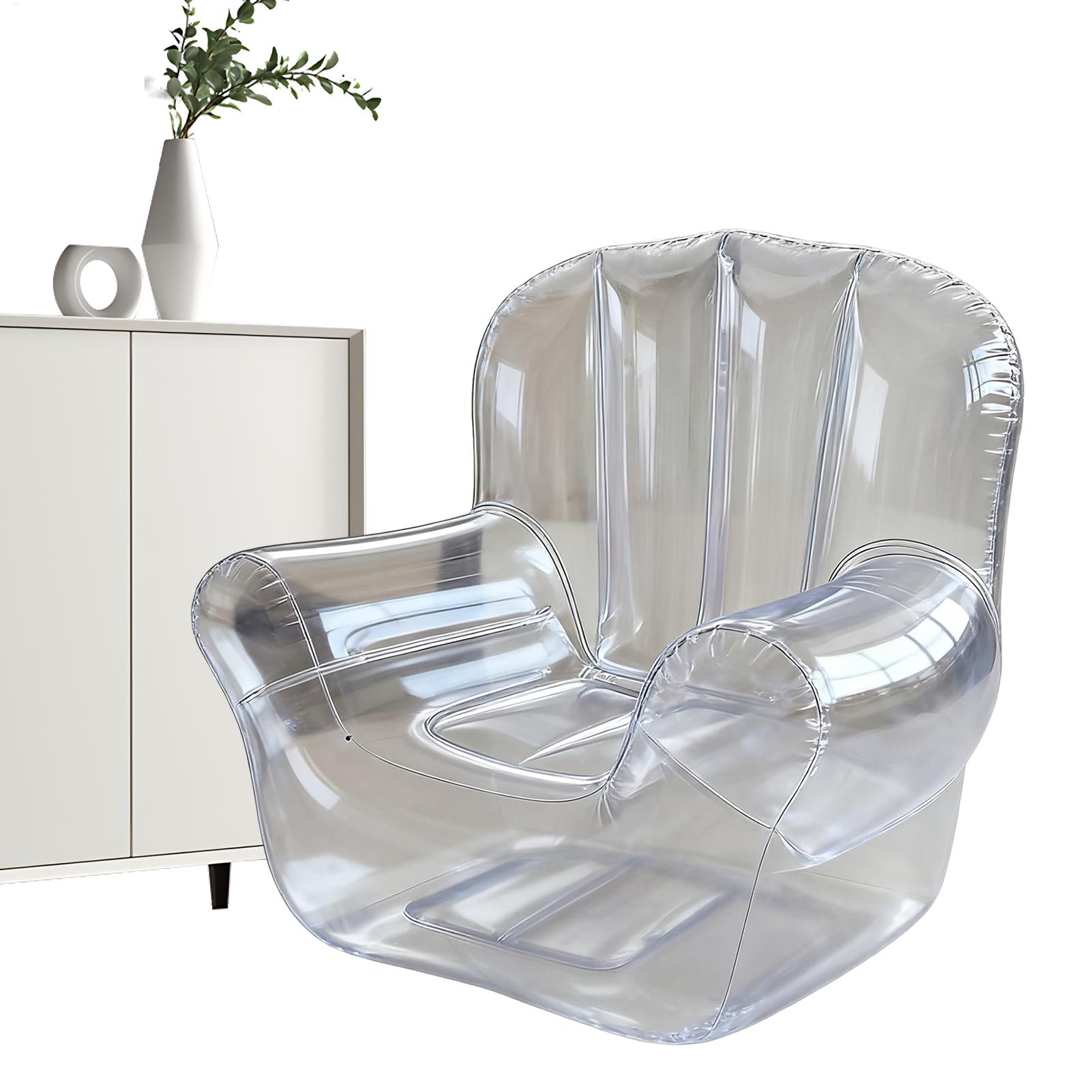Outdoor Camping Couch - Verdicktes transparentes Sofa, PVC-aufblasbares Sofa, Camping,