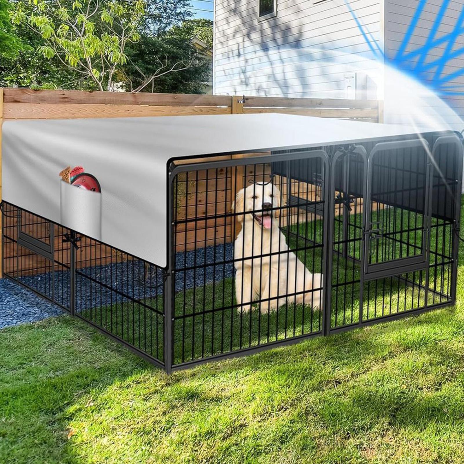 Outdoor Camping Dog Kennel - Hunde-Kistenabdeckung, 210D Oxford, Sichtschutzgehäuse, Sonnenschutz, wasserdicht,