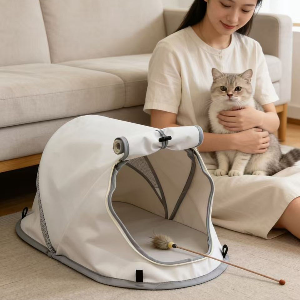 Outdoor Camping Dog Kennel - Faltbares Haustier-Zelt Tragbares Hunde- & Katzenhaus