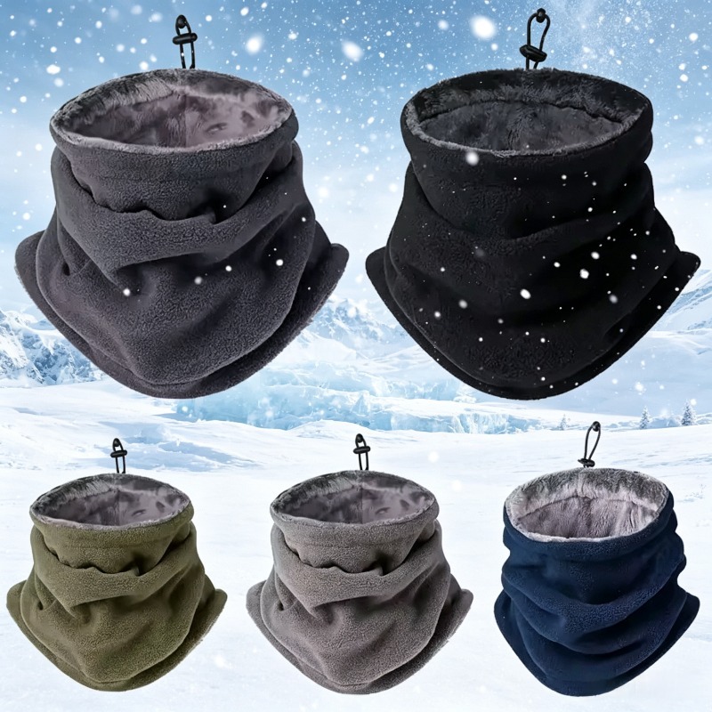 Outdoor Camping Winter - Winter-Motorrad-Wärmemaske für Männer und Frauen Fleece-Nackenwärmer
