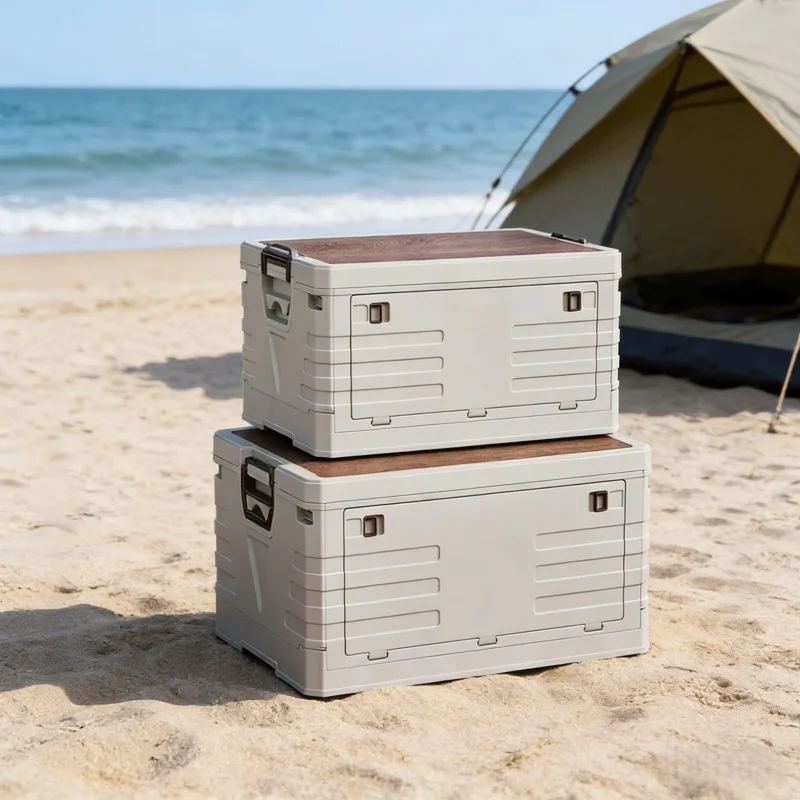 Outdoor Camping Stores - Auto-Aufbewahrungsbox für Outdoor-Camping, Faltbare Aufbewahrungsbox mit