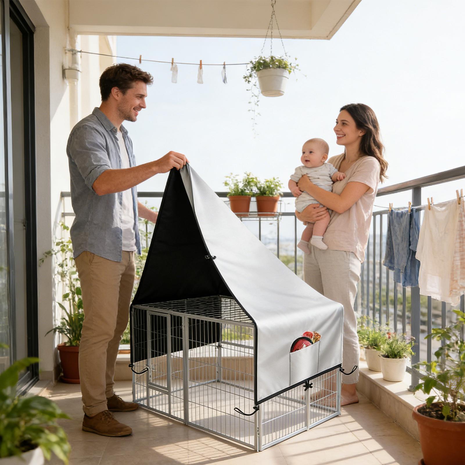Kistenabdeckung, 210D Oxford,  – Outdoor Camping Dog Kennel Bewertung und Preis