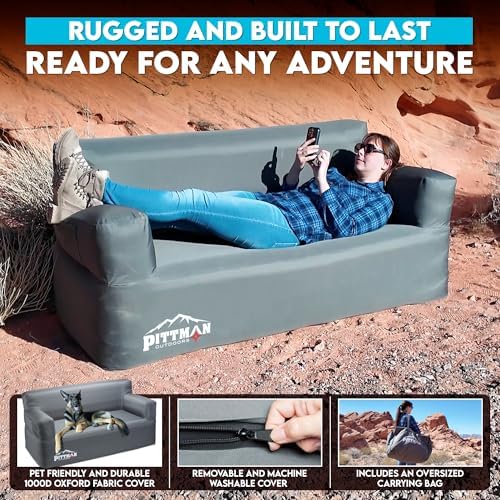 Pittman - Aufblasbare Couch mi – Outdoor Camping Couch Bewertung und Preis