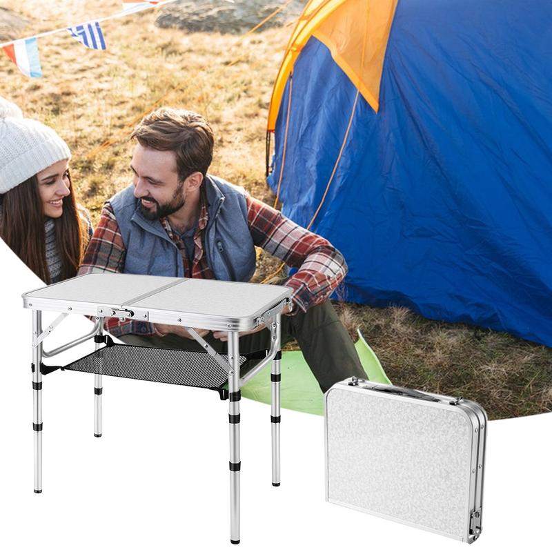 Campingtisch, faltbar, für den – Outdoor Camping Table With Storage Bewertung und Preis