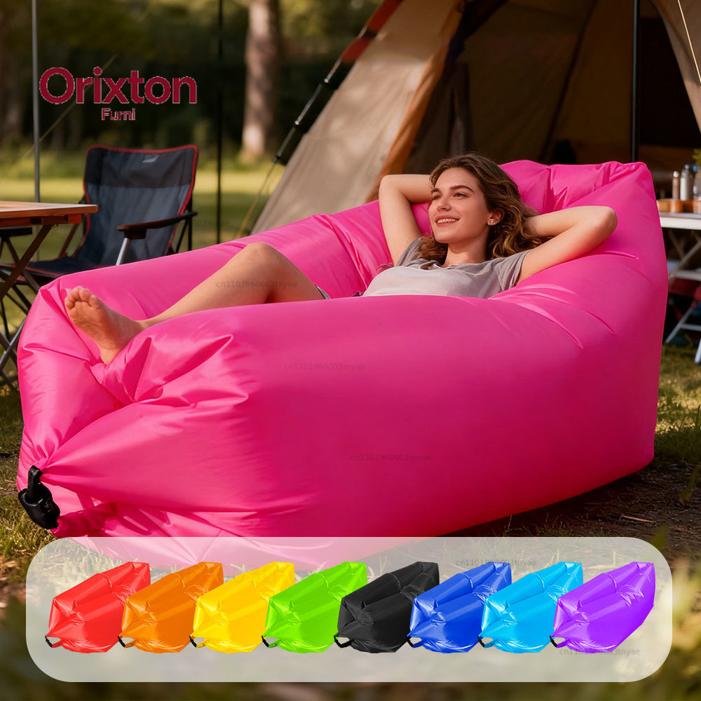 Mehrfarbiges Einzelnes Aufblas – Bed Outdoor Camping Bewertung und Preis