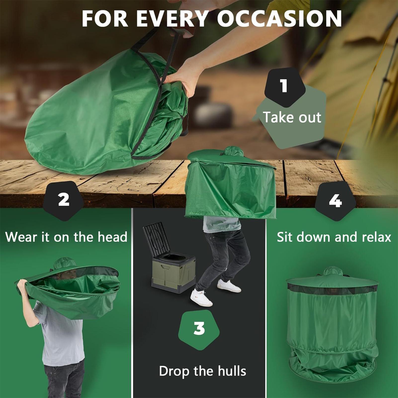 Camping-Toilettenzelt Tragbare – Outdoor Camping Toilet Tent Bewertung und Preis