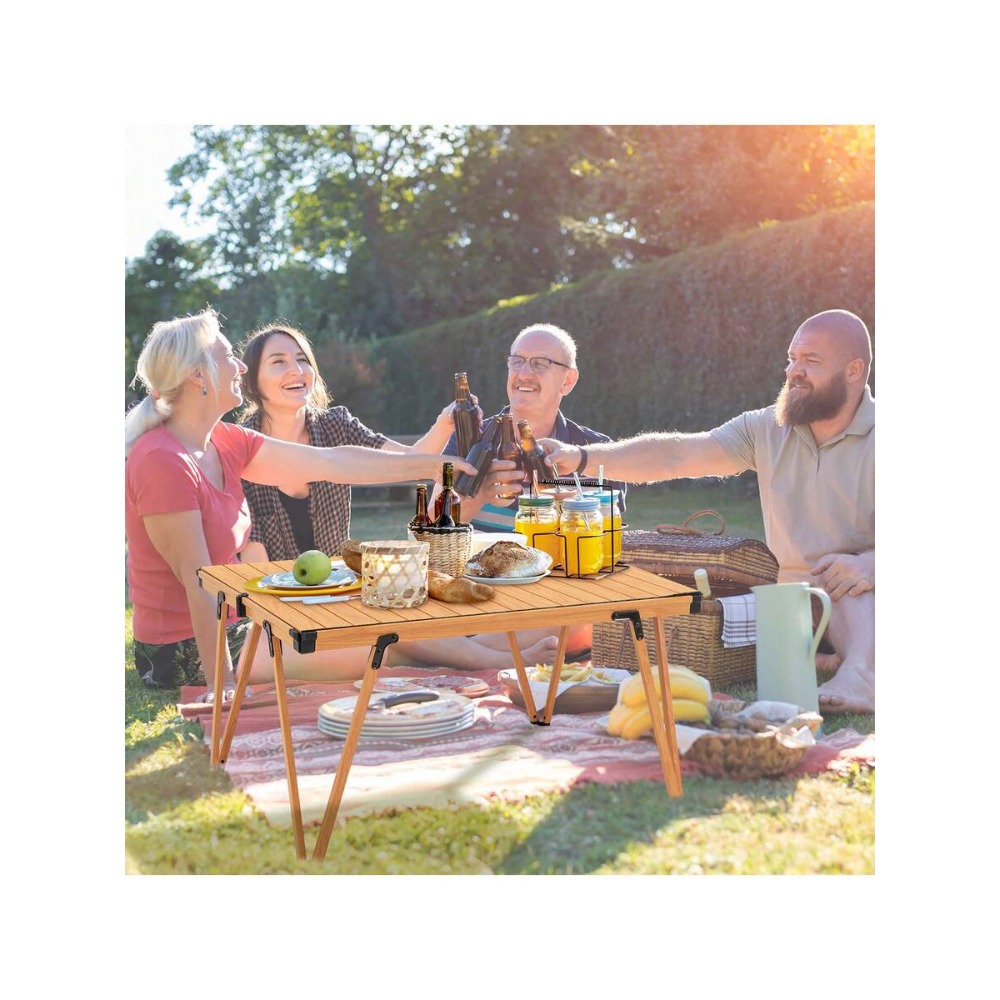 Klappbarer Campingtisch mit Au – Outdoor Camping Table With Storage Bewertung und Preis