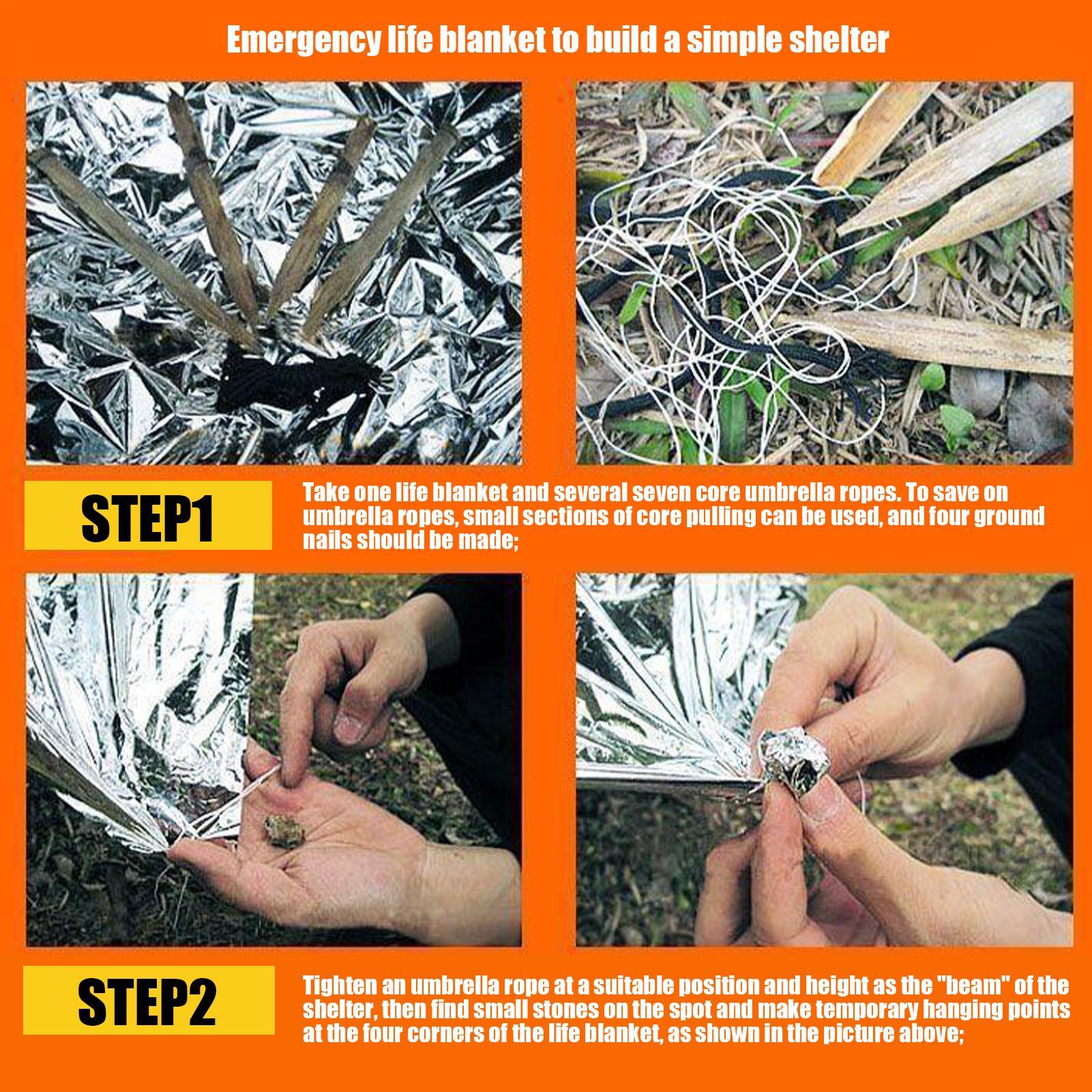 1 Stück Notfalldecke, winddich – First Aid Kit Camping Bewertung und Preis