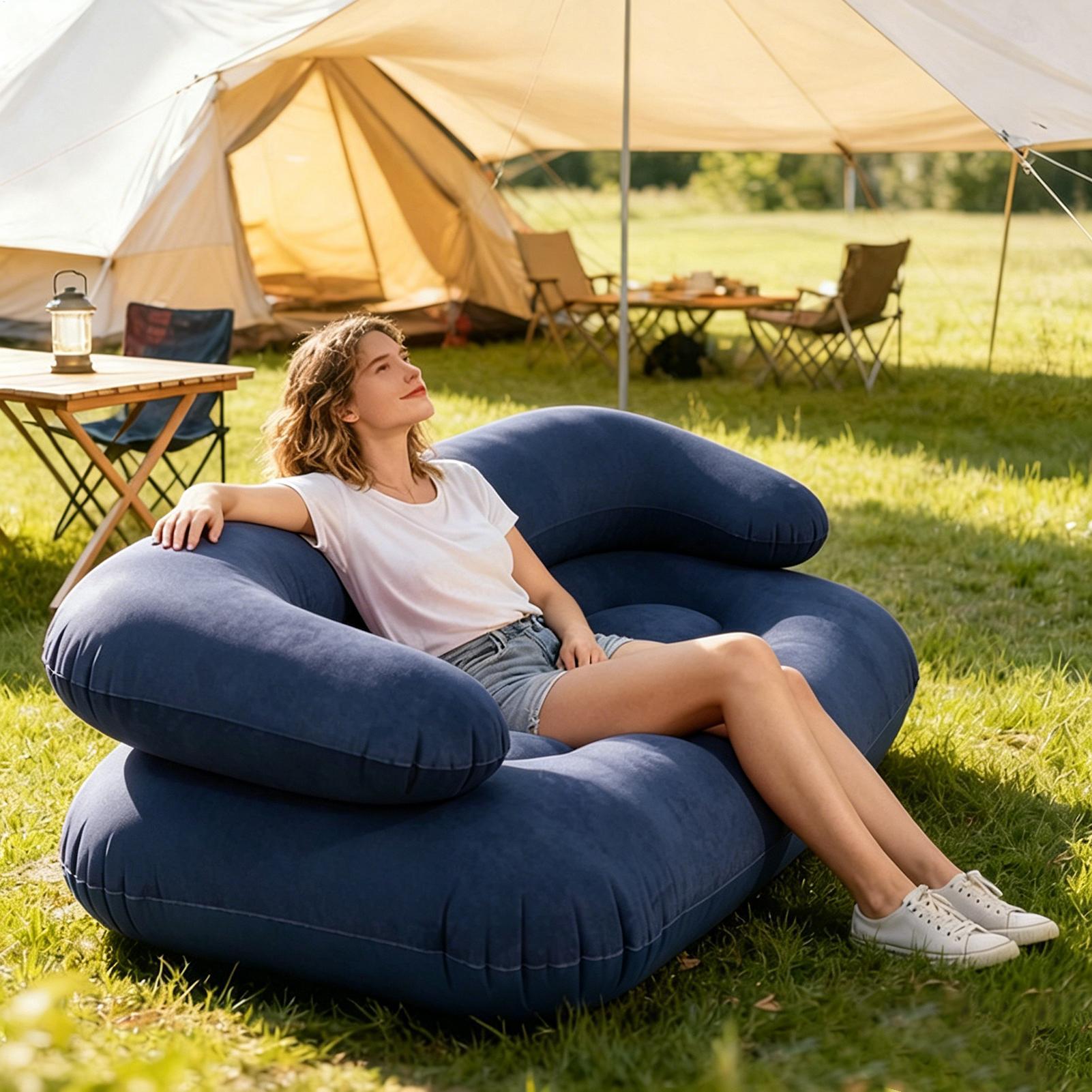 Doppeltes Aufblasbares Luftsof – Outdoor Camping Couch Bewertung und Preis
