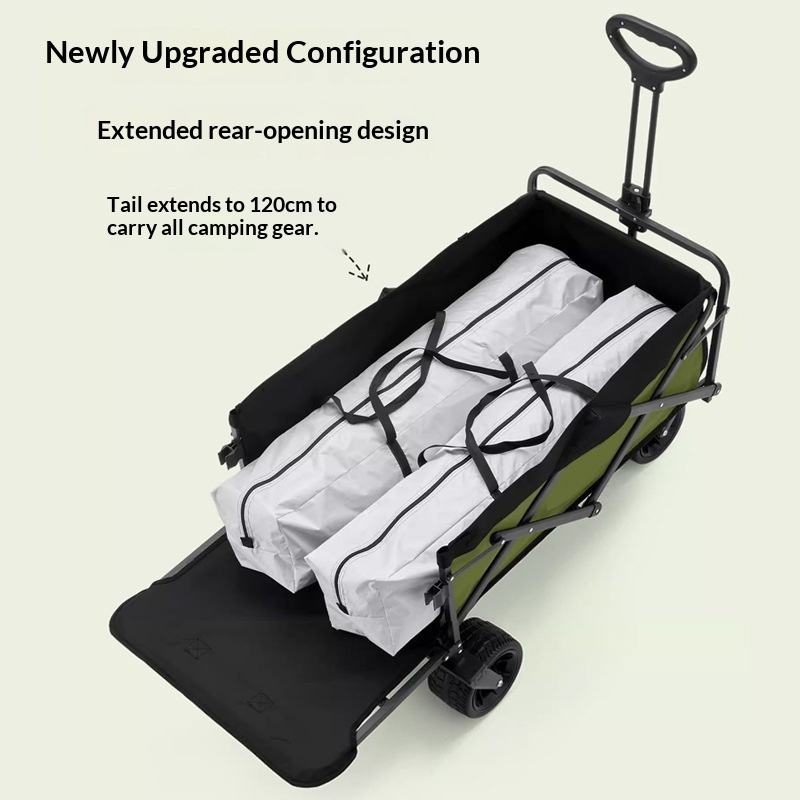 Fabrikverkauf: Faltbarer 4-Rad – Outdoor Camping Table With Storage Bewertung und Preis