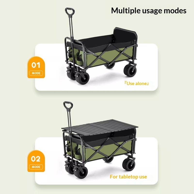 Fabrikverkauf: Faltbarer 4-Rad – Outdoor Camping Table With Storage Bewertung und Preis