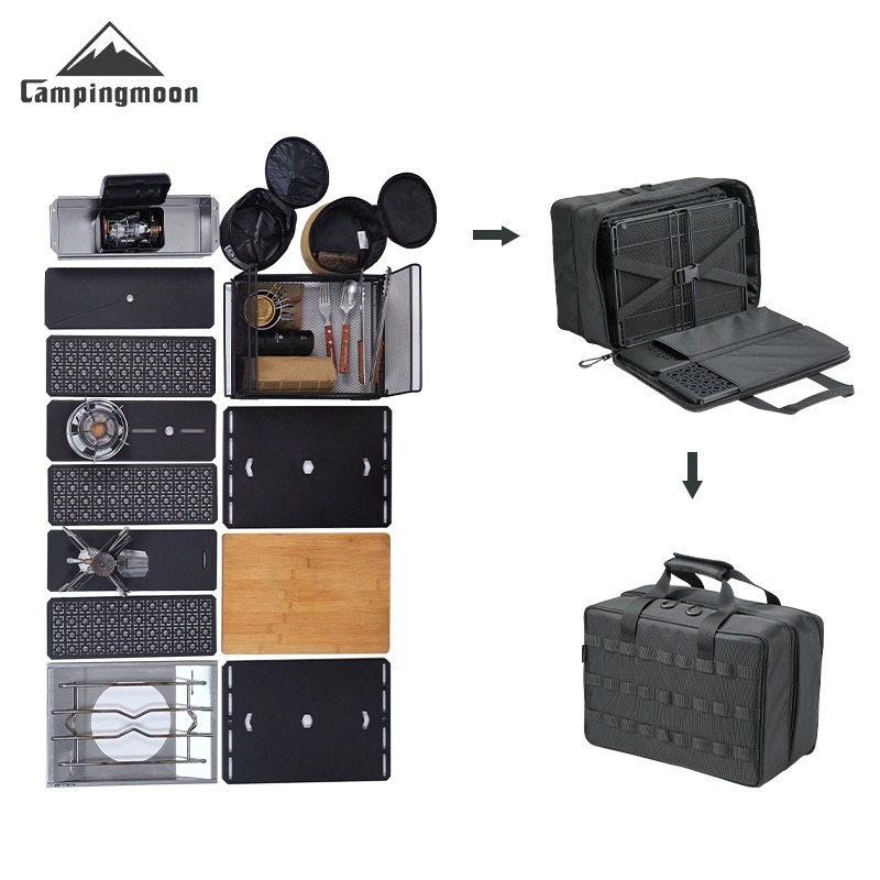 CAMPINGMOON Große Aufbewahrung – Outdoor Camping Table With Storage Bewertung und Preis