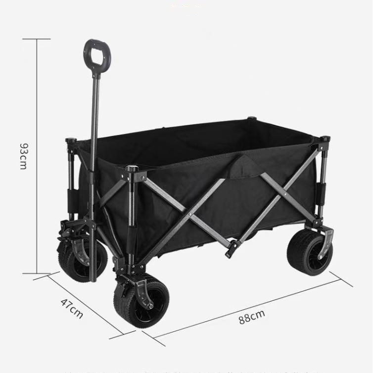 Tragbarer 160L Leichter Klappw – Outdoor Camping Vehicle Wagon Bewertung und Preis