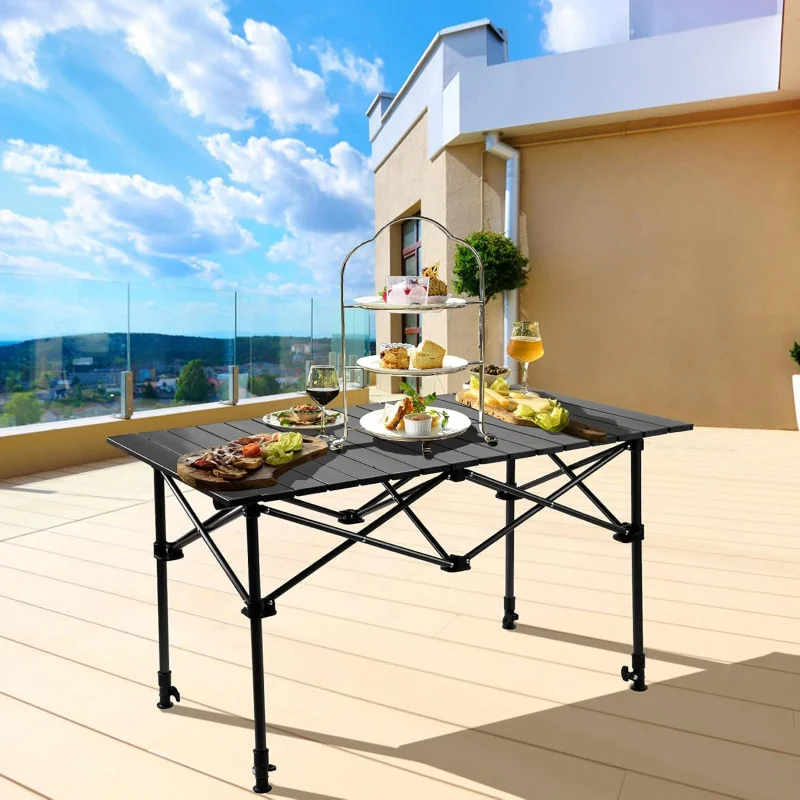 Campingtisch mit Aufbewahrungs – Outdoor Camping Table With Storage Bewertung und Preis