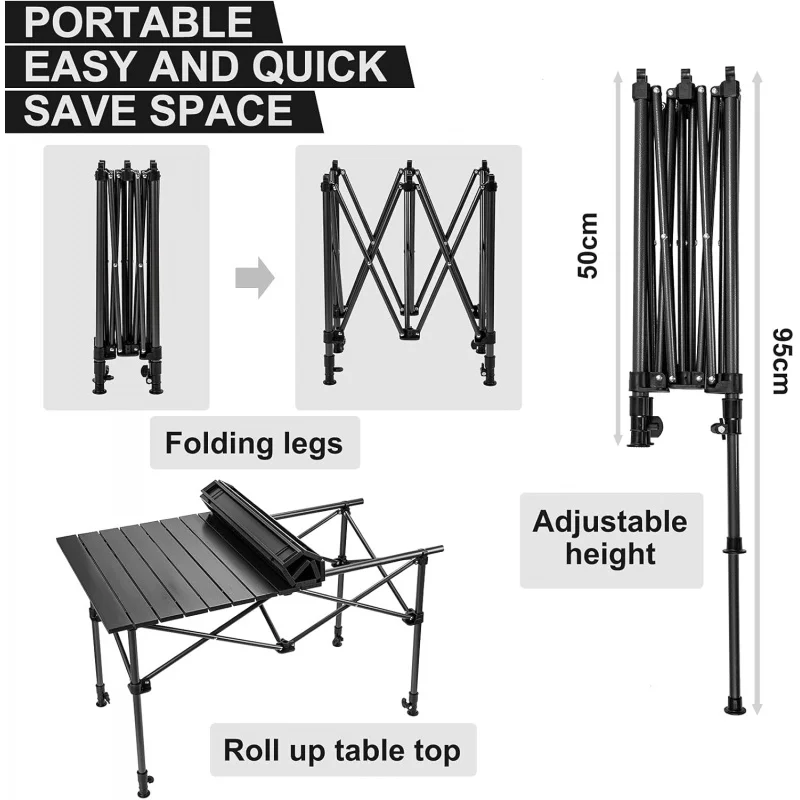 Campingtisch mit Aufbewahrungs – Outdoor Camping Table With Storage Bewertung und Preis