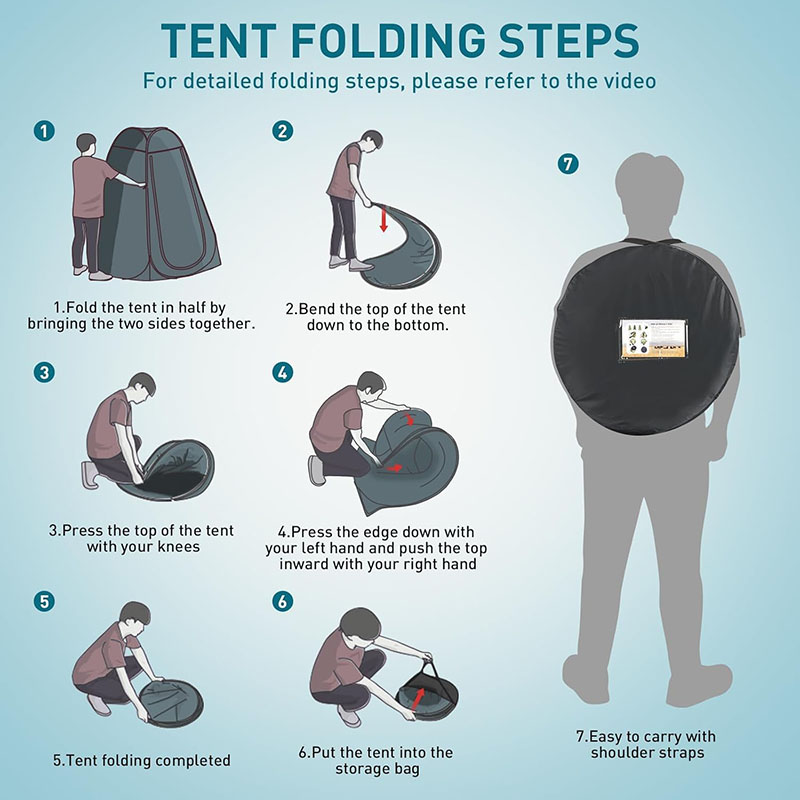 ‌ Tragbares Pop-Up-Toilettenze – Outdoor Camping Toilet Tent Bewertung und Preis