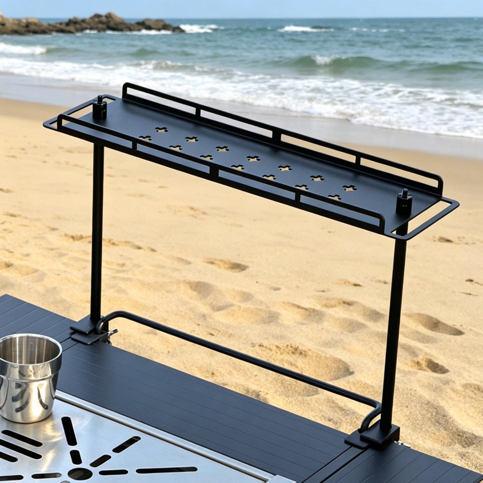 Outdoor-Aufbewahrungsregal Lei – Outdoor Camping Table With Storage Bewertung und Preis