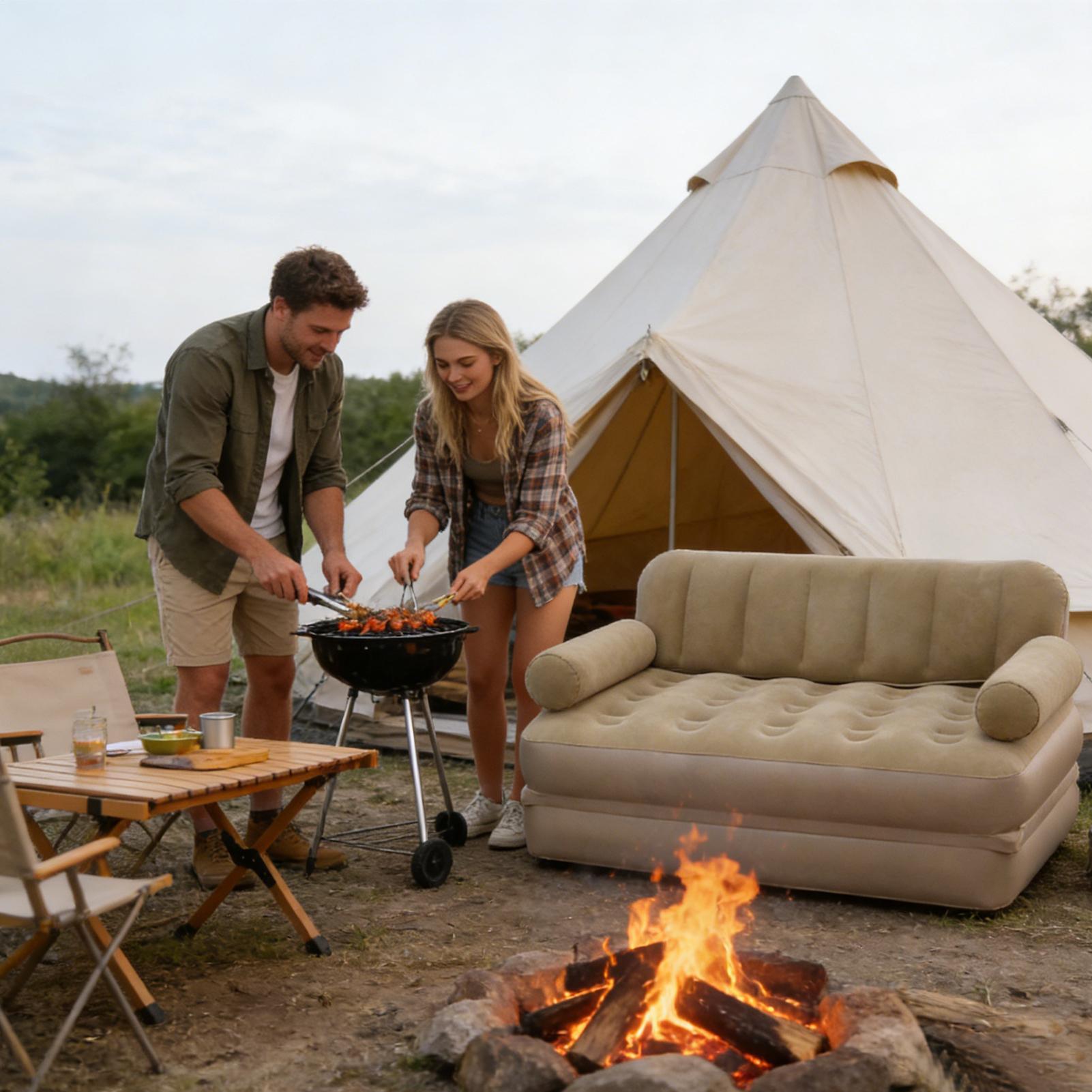 Luftsofa mit Luftpumpe, faltba – Bed Outdoor Camping Bewertung und Preis