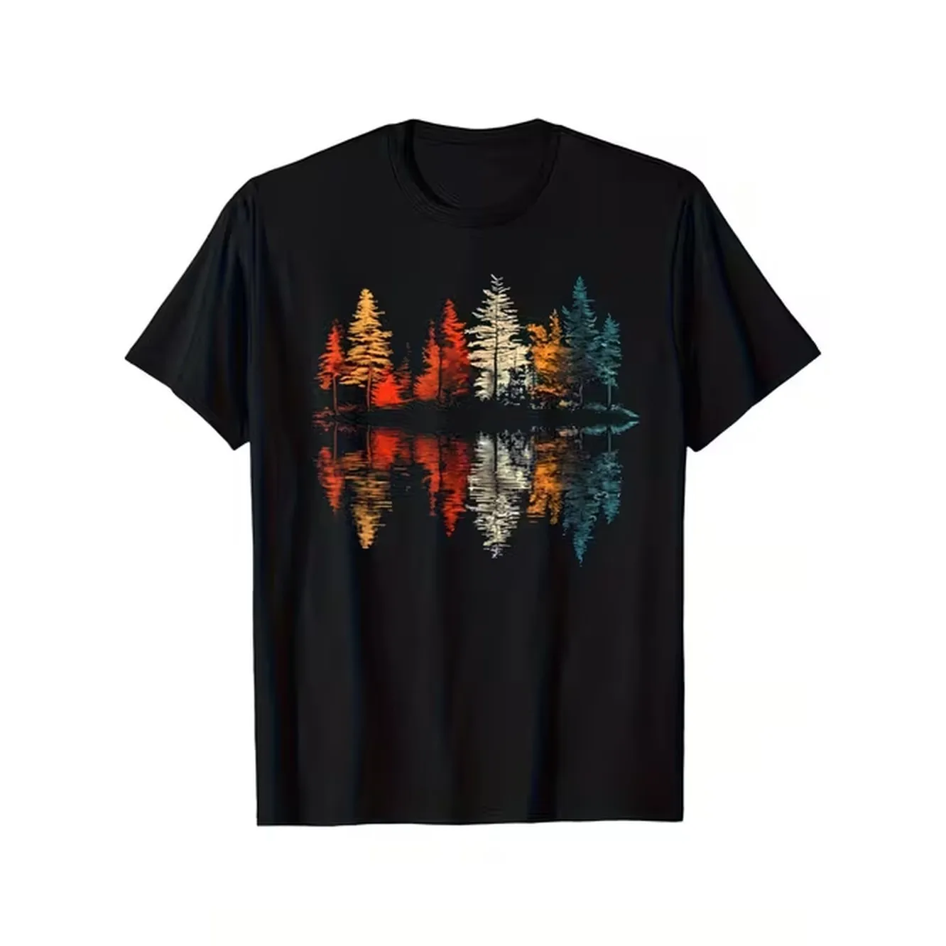 Herren-T-Shirt mit Retro-Refle – Outdoor Camping Activities Bewertung und Preis