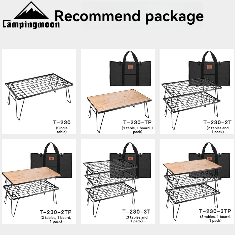 CAMPINGMOON T-230 Tragbares Mu – Outdoor Camping Table With Storage Bewertung und Preis