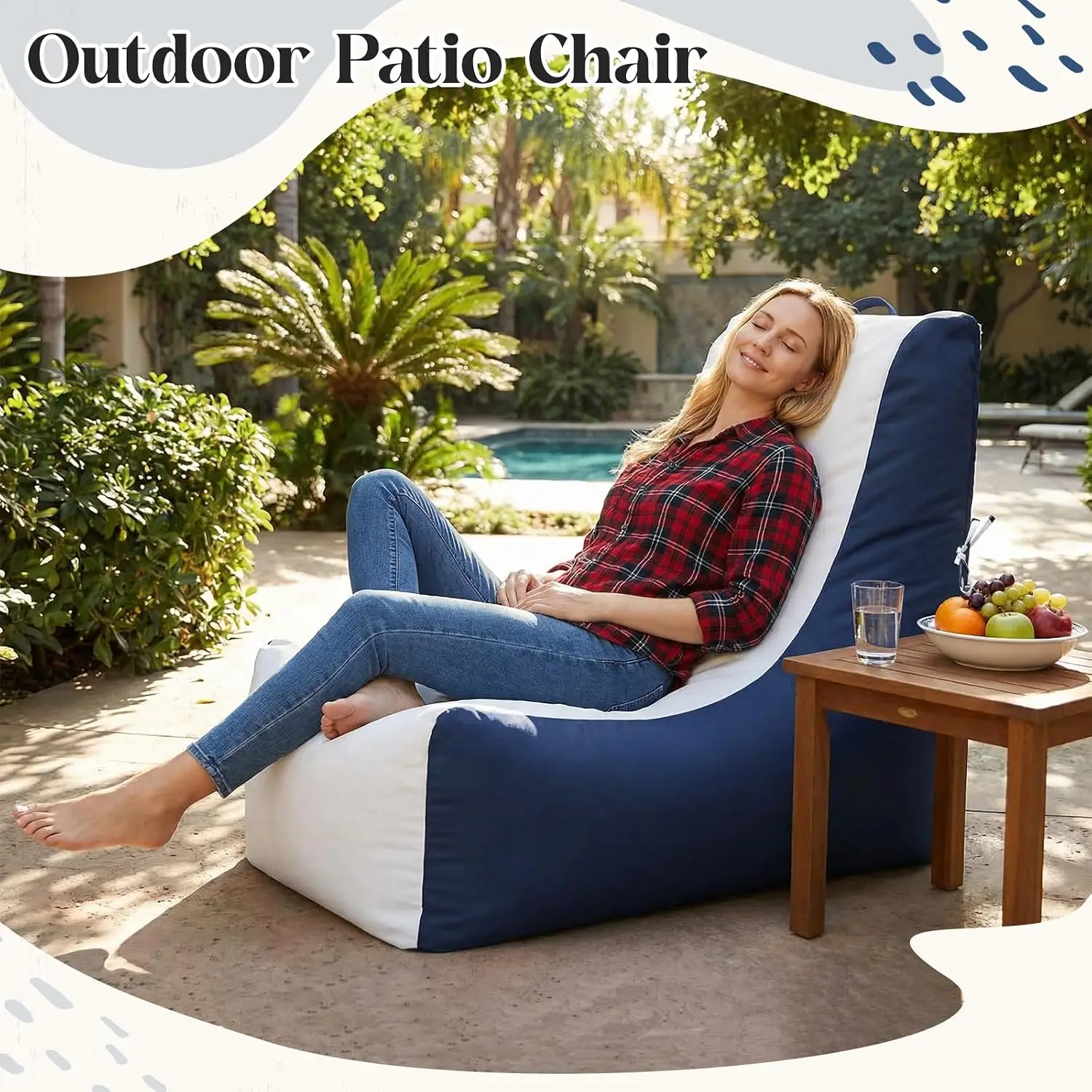 1 Stück Boot-Sitzsackstuhl, wa – Outdoor Camping Couch Bewertung und Preis