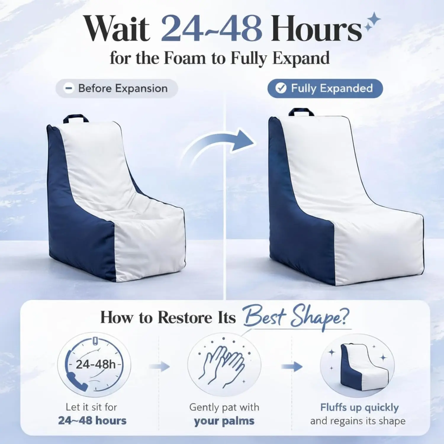 1 Stück Boot-Sitzsackstuhl, wa – Outdoor Camping Couch Bewertung und Preis