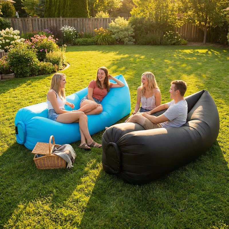 Tragbares aufblasbares Sofa, l – Outdoor Camping Couch Bewertung und Preis
