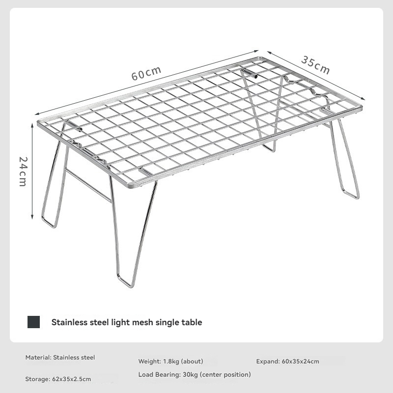 CAMPINGMOON Edelstahl Leichtge – Outdoor Camping Table With Storage Bewertung und Preis