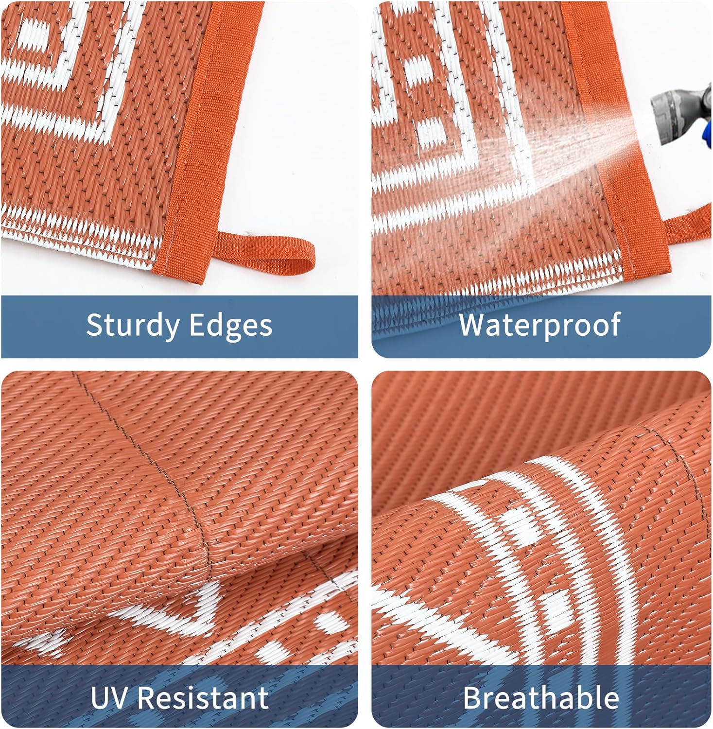 8x10 wasserdichter, wendbarer  – Outdoor Camping Rugs 8X10 Bewertung und Preis