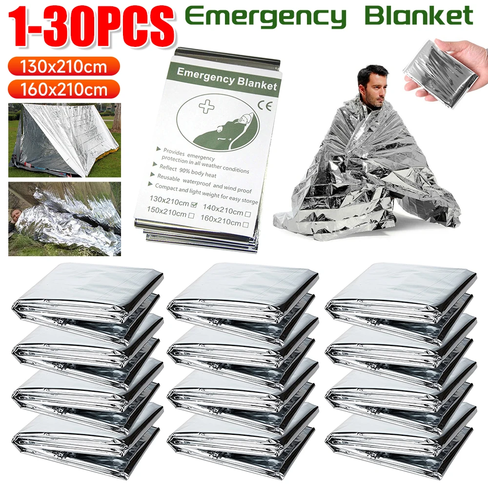 1-30PCS Notfall Decke Outdoor  – First Aid Kit Camping Bewertung und Preis