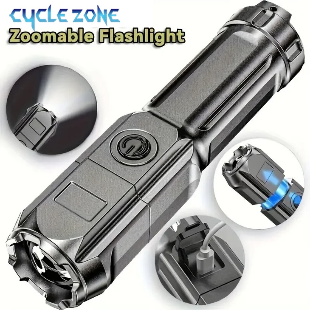 Tragbare LED-Taschenlampe, USB – Outdoor Camping Zone Bewertung und Preis